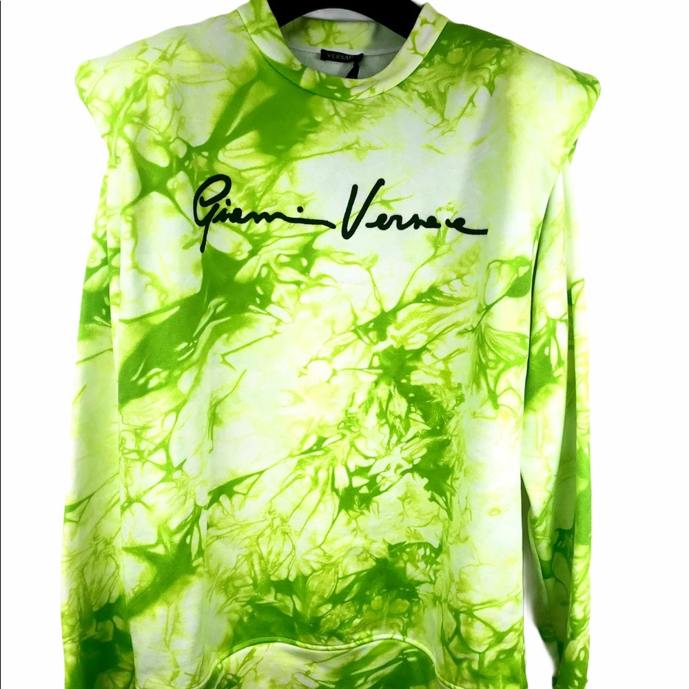 Brand New Versace Tie-Dye Print Sweatshirt